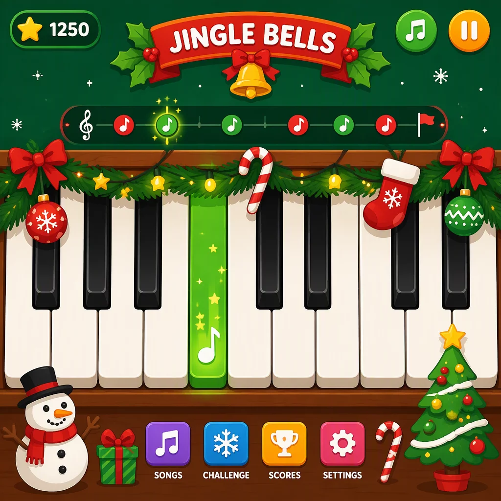 Christmas Magic Piano Tiles Melody