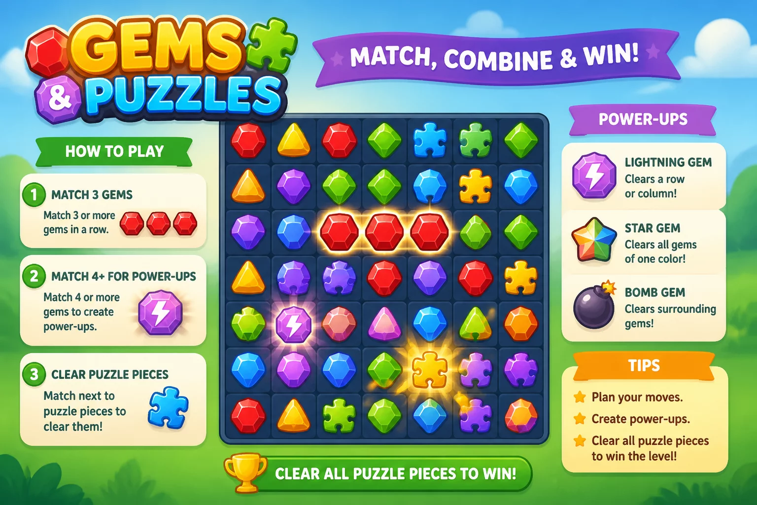 Estratégias para jogos de Match-3