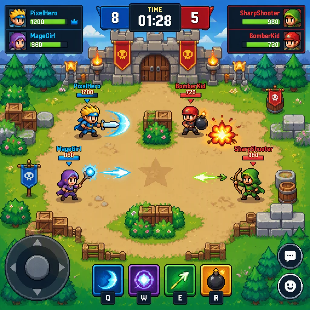 Strike Combat: Pixel Multiplayer Battle
