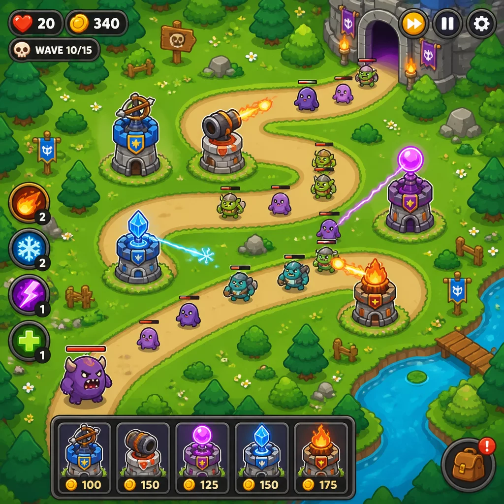 Tower Defense 2D Strategy